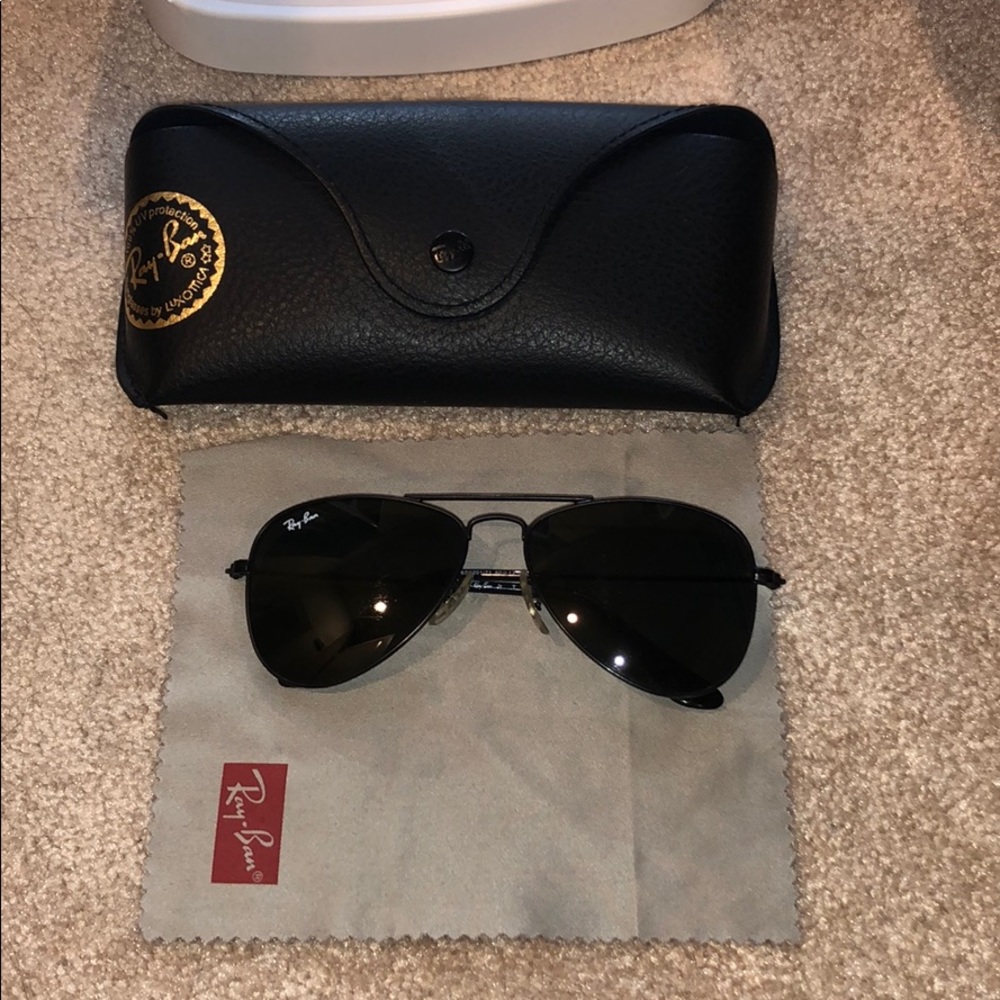 JR Black Ray Ban Sunglasses